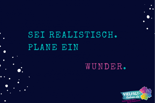 Abgesagt! #wunderplanung